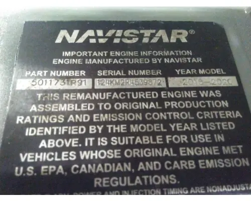 CUMMINS X15 5535 ENGINE ASSEMBLY