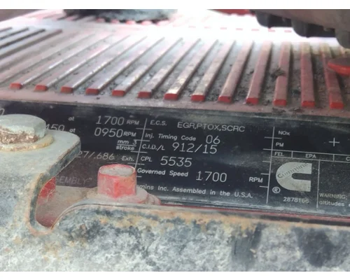 CUMMINS X15 5535 ENGINE ASSEMBLY