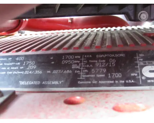 CUMMINS X15 5779 ENGINE ASSEMBLY