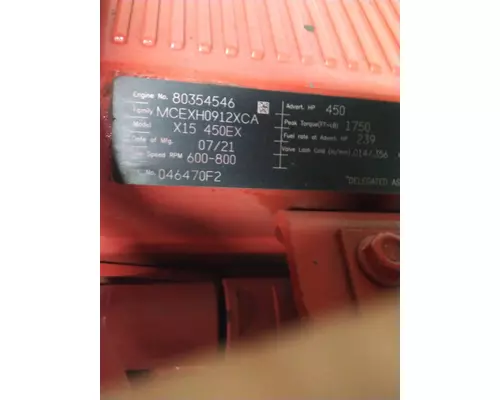 CUMMINS X15 5779 ENGINE ASSEMBLY