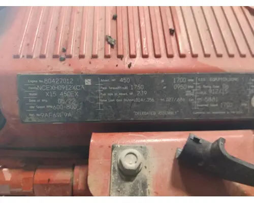 CUMMINS X15 5881 ENGINE ASSEMBLY