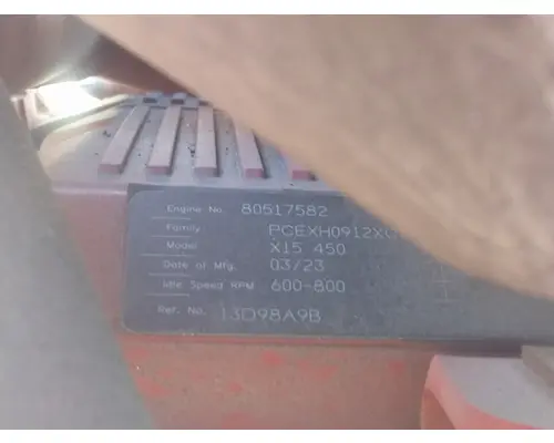 CUMMINS X15 5881 ENGINE ASSEMBLY