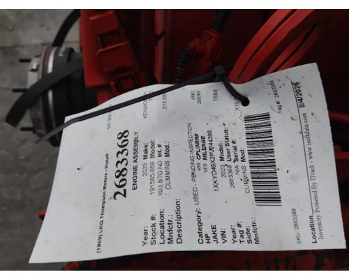 CUMMINS X15 5881 ENGINE ASSEMBLY