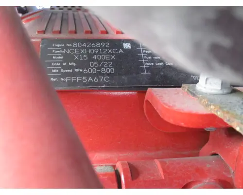 CUMMINS X15 5881 ENGINE ASSEMBLY