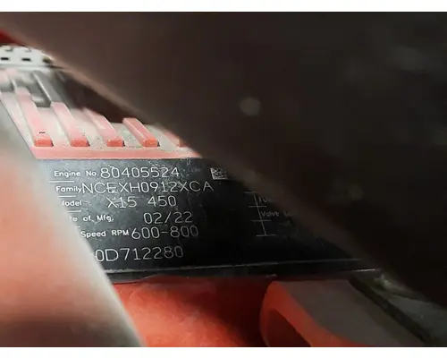 CUMMINS X15 5881 ENGINE ASSEMBLY