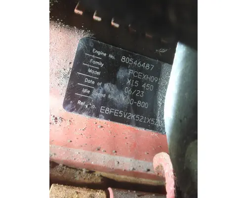 CUMMINS X15 5881 ENGINE ASSEMBLY