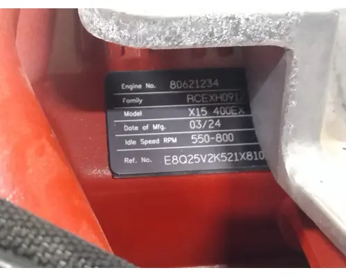 CUMMINS X15 6245 ENGINE ASSEMBLY