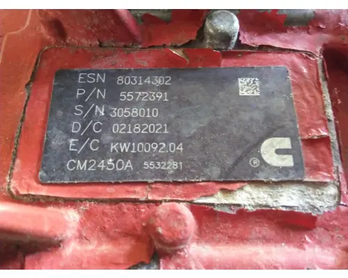 CUMMINS X15 EPA 17 ENGINE CONTROL MODULE (ECM)