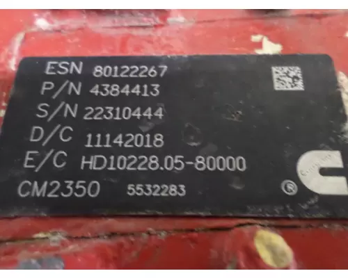 CUMMINS X15 EPA 17 ENGINE CONTROL MODULE (ECM)