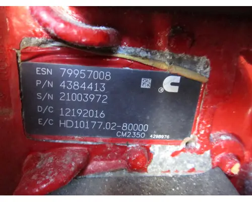 CUMMINS X15 EPA 17 ENGINE CONTROL MODULE (ECM)