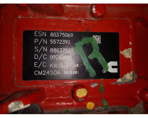 CUMMINS X15 EPA 17 ENGINE CONTROL MODULE (ECM)