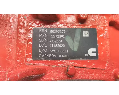 CUMMINS X15 EPA 17 ENGINE CONTROL MODULE (ECM)