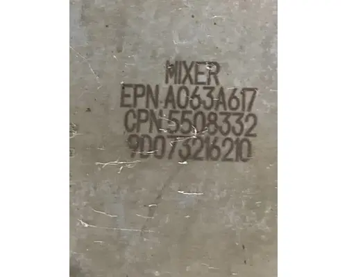 CUMMINS X15 DPF (Diesel Particulate Filter)