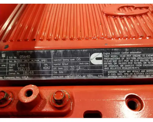 CUMMINS X15 Engine Assembly