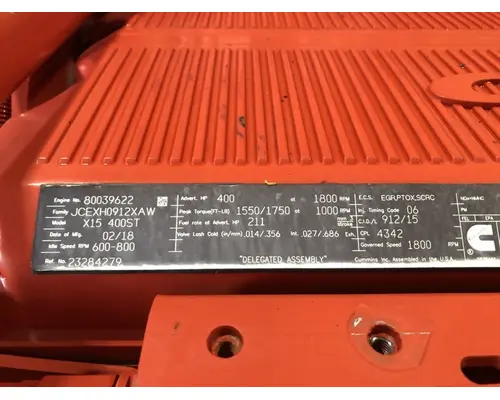 CUMMINS X15 Engine Assembly