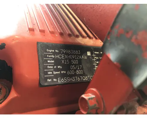 CUMMINS X15 Engine Assembly