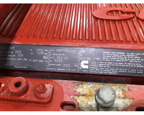 CUMMINS X15 Engine Assembly