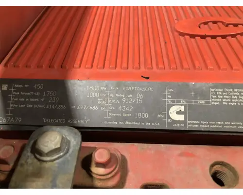 CUMMINS X15 Engine Assembly