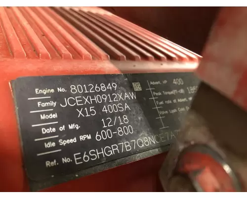 CUMMINS X15 Engine Assembly