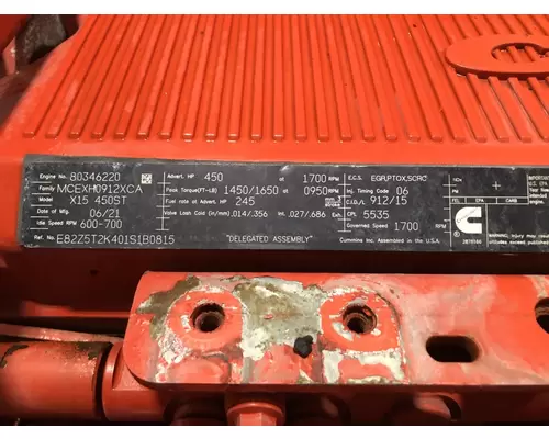 CUMMINS X15 Engine Assembly