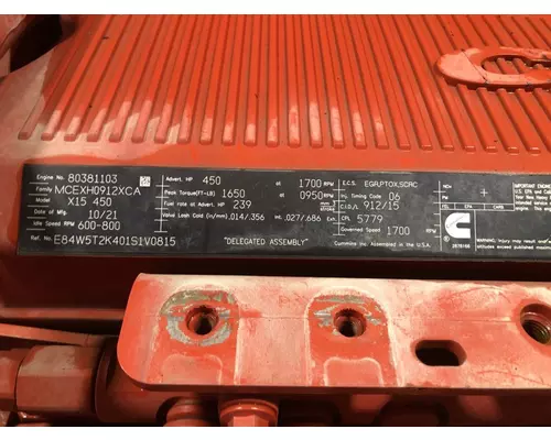 CUMMINS X15 Engine Assembly