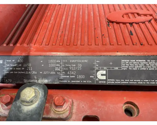 CUMMINS X15 Engine Assembly