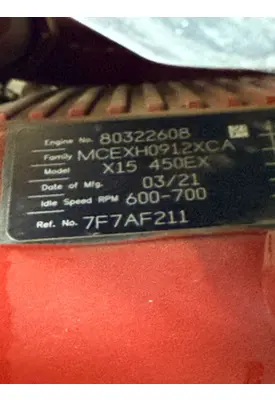 CUMMINS X15 Engine Assembly