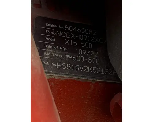 CUMMINS X15 Engine Assembly