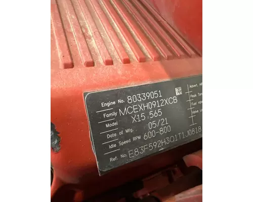 CUMMINS X15 Engine Assembly