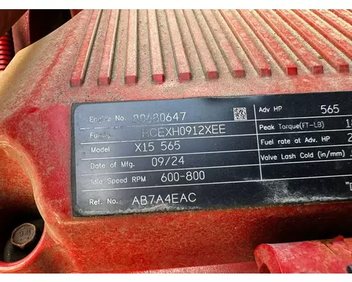 CUMMINS X15 Engine Assembly