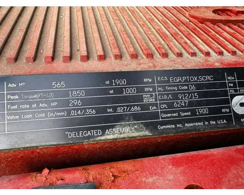 CUMMINS X15 Engine Assembly