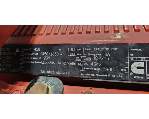 CUMMINS X15 Engine Assembly