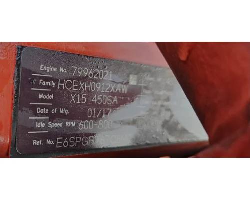 CUMMINS X15 Engine Assembly