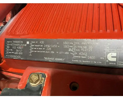 CUMMINS X15 Engine Assembly