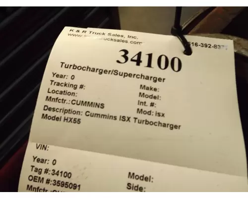 CUMMINS isx TurbochargerSupercharger