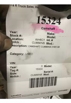 CUMMINS  Camshaft