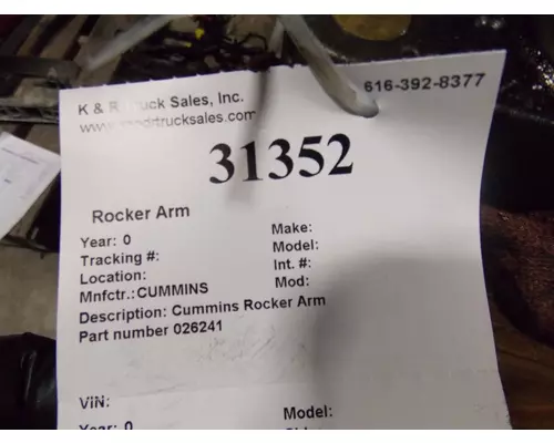 CUMMINS  Rocker Arm