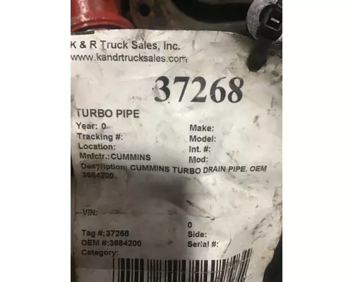 CUMMINS  Turbo Pipe