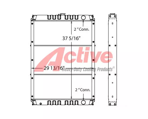 Case 325 EXCAVATOR Radiator