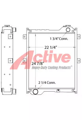 Case 521D Radiator