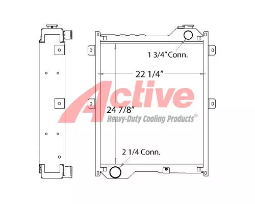 Radiator Case 521D Active Radiator