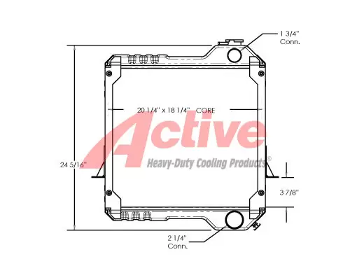 Case 580M Radiator