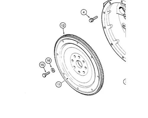 Case 6-590 Flywheel