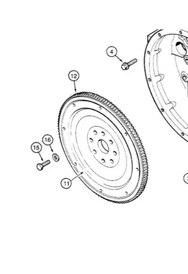 Case 6-590 Flywheel