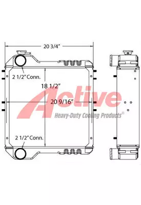 Case 750 Radiator