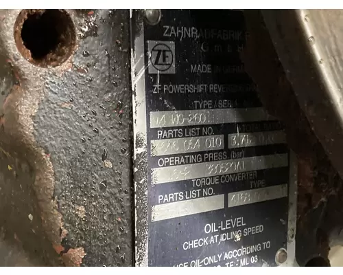 Case 921C Equip Transmission