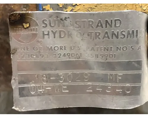 Case DH5 Equip Hydraulic Motor