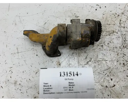 Oil Pump CAT 122-0760 West Side Truck Parts