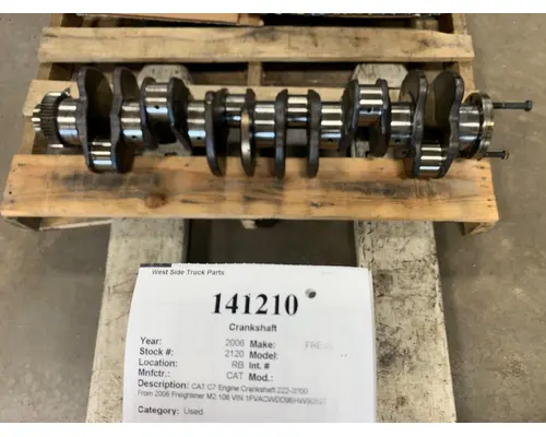 Crankshaft CAT 222-3900 West Side Truck Parts