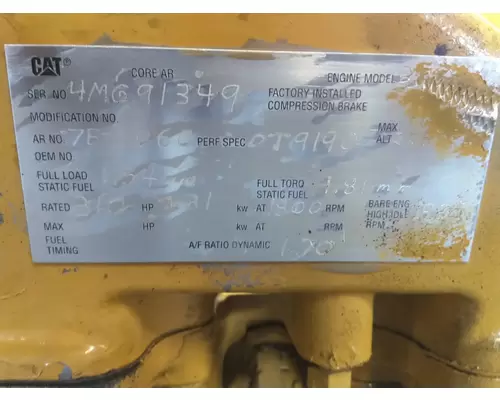 Engine Assembly CAT 3406B-ATAAC LKQ Wholesale Truck Parts